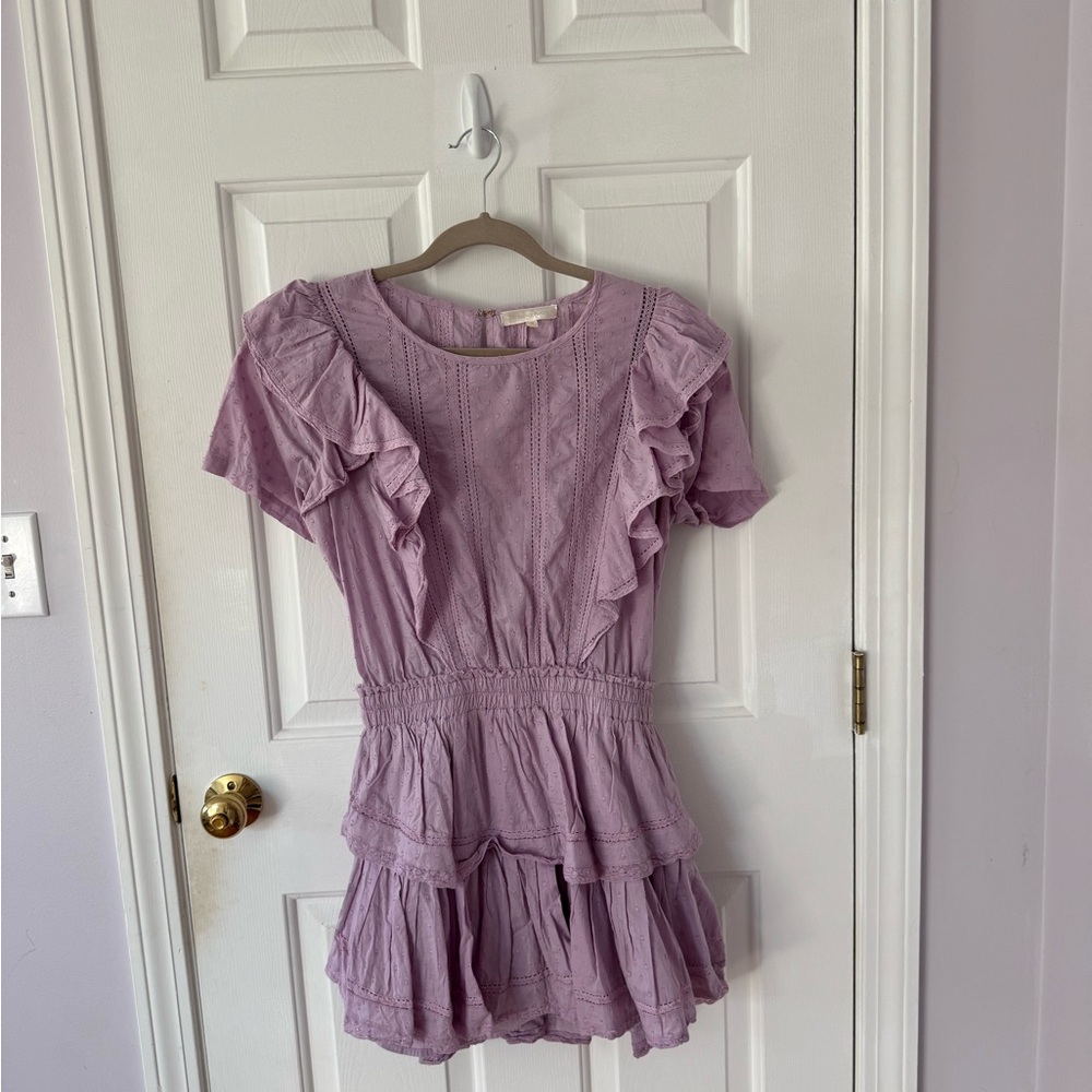Lavender Loveshack Fancy Ruffle Dress